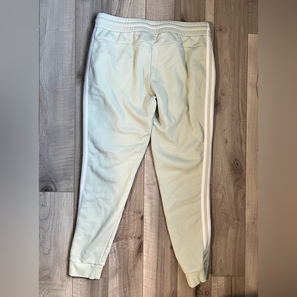 Adidas Mint Green Sweatpants with White Stripes - Picture 5 of 5